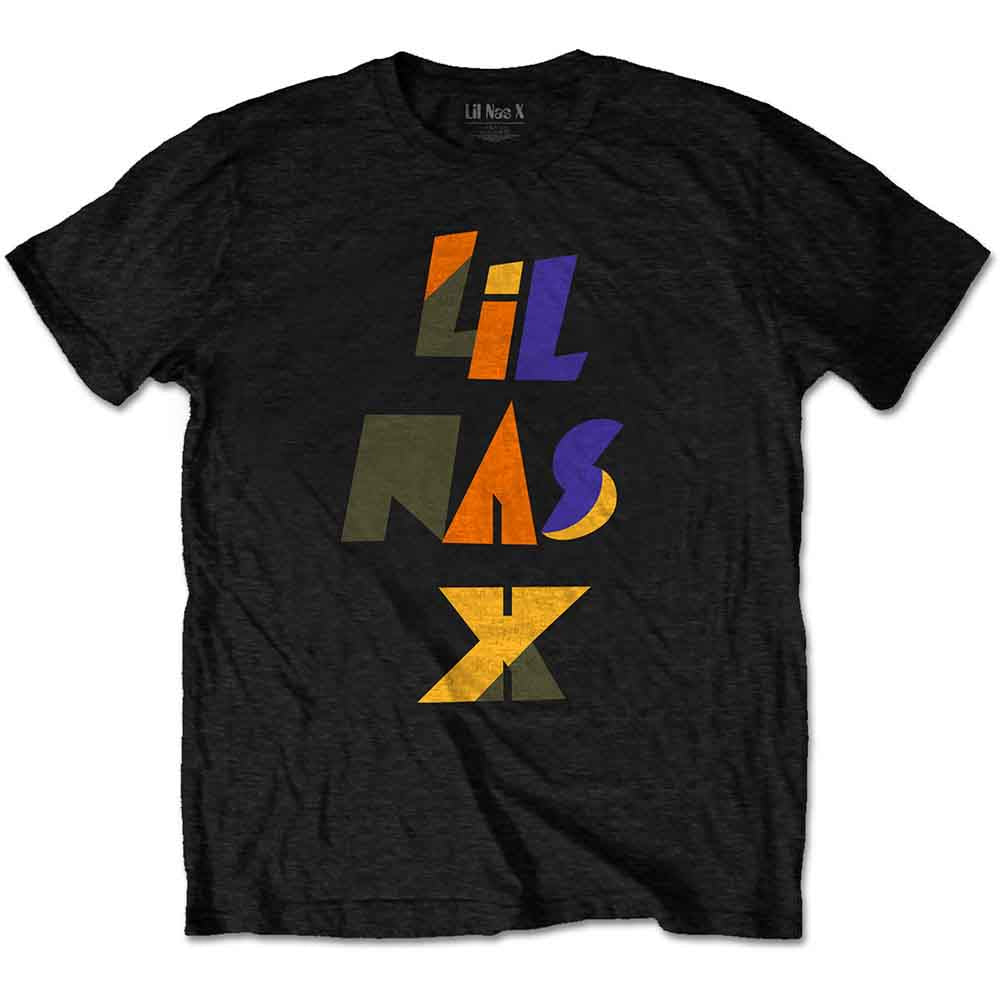 Lil Nas X | Scrap Letters - T-Shirt Black