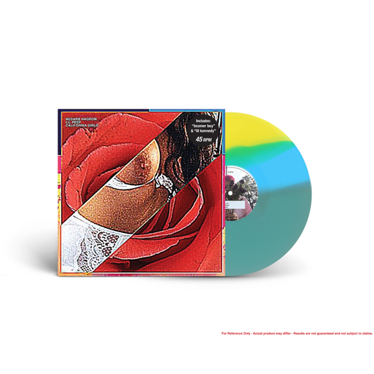 Lil Peep | California Girls (Tri-Color - Transparent Electric Blue + Sky Blue + Opaque Yellow) - Vinyl