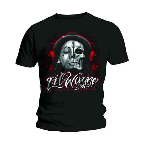 Lil Wayne | Skull Sketch - T-Shirt Black