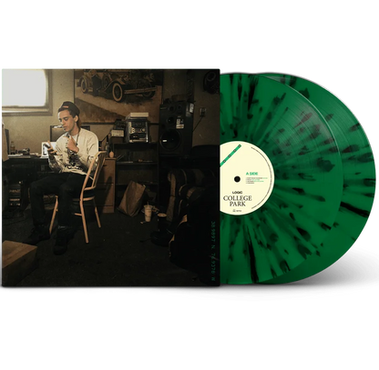 Logic | College Park (Limited Edition, "Varsity" Green & Black Splatter, Artist Signed) (2 Lp's) - Vinyl
