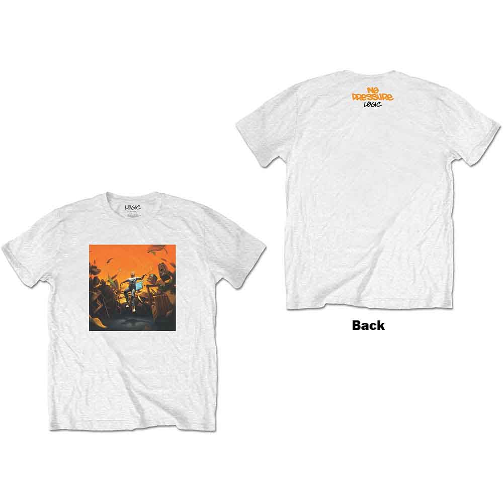 Logic | No Pressure - T-Shirt White