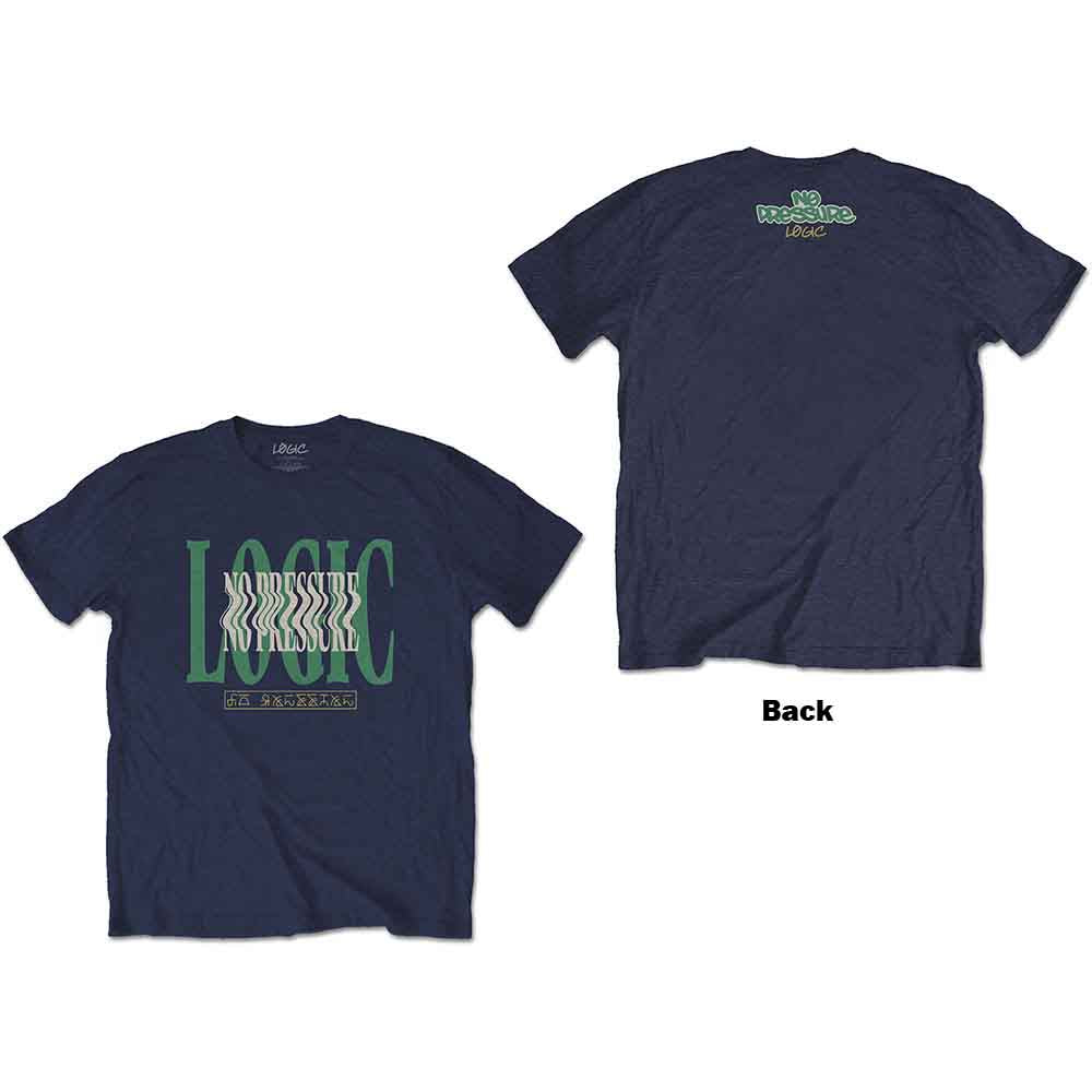 Logic | Wavy - T-Shirt Blue