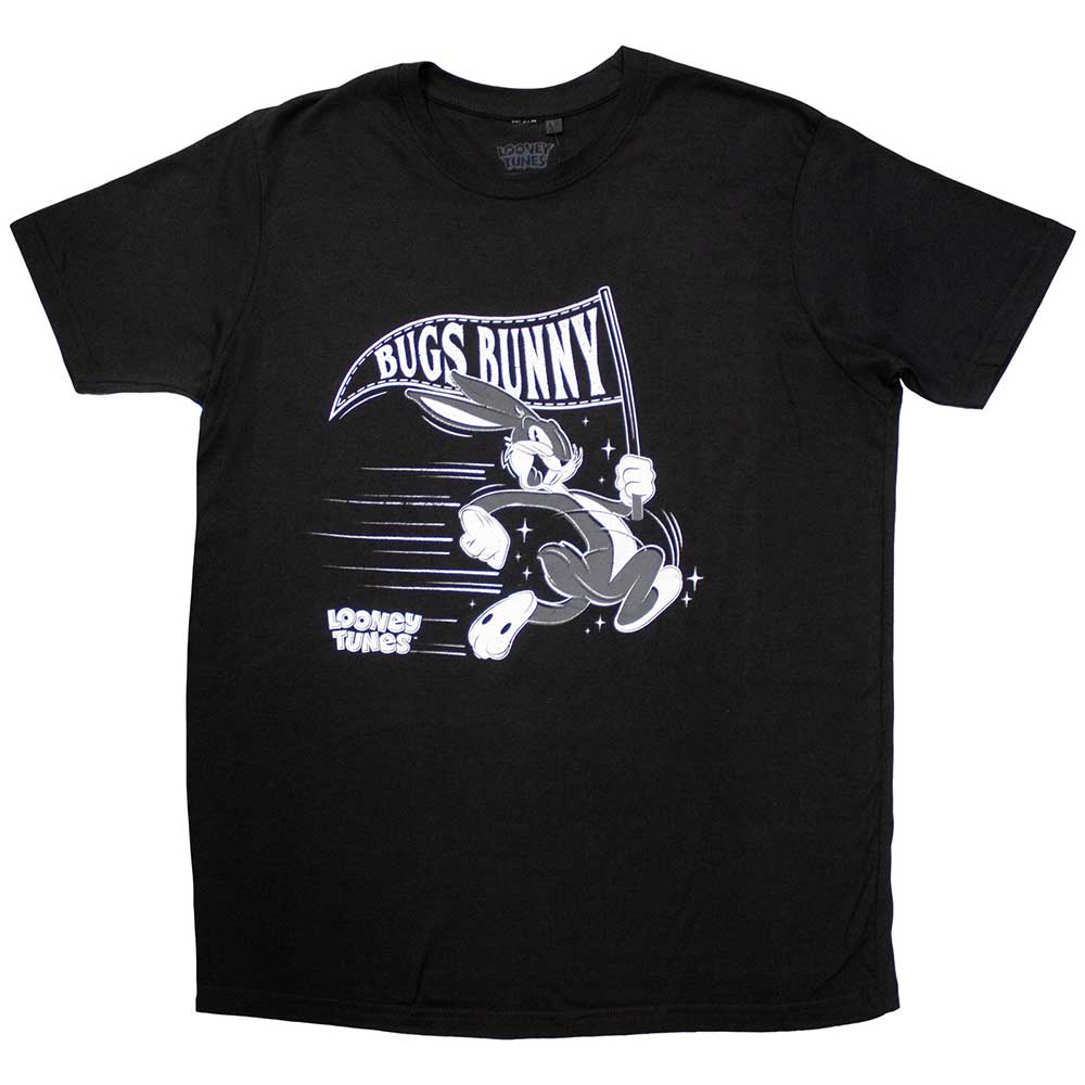 Looney Tunes | Retro Bugs Flag - Black