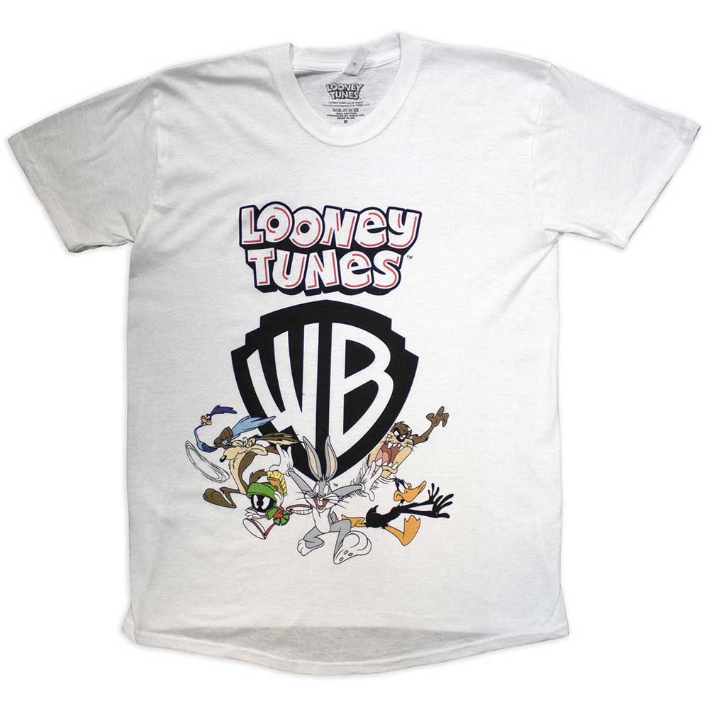 Looney Tunes | Warner Bros Shield - White