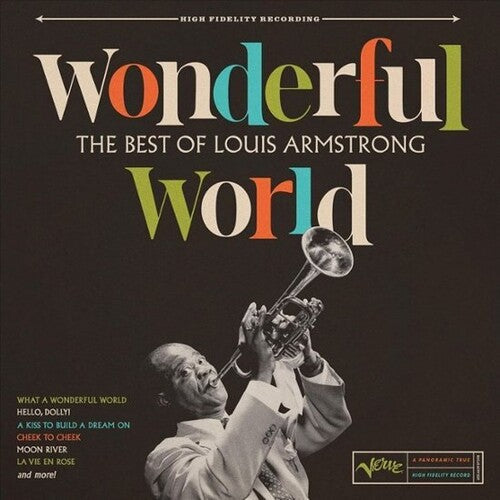 Louis Armstrong | Wonderful World: The Best Of Louis Armstrong (Limited Edition, Blue Vinyl) - Vinyl