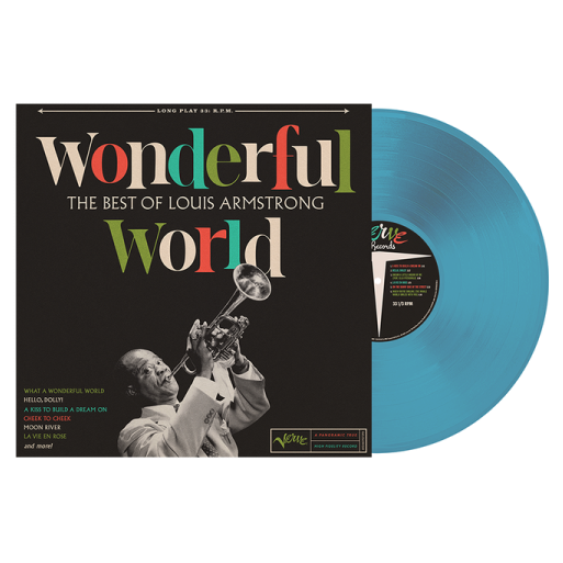 Louis Armstrong | Wonderful World: The Best Of Louis Armstrong (Limited Edition, Blue Vinyl) - Vinyl
