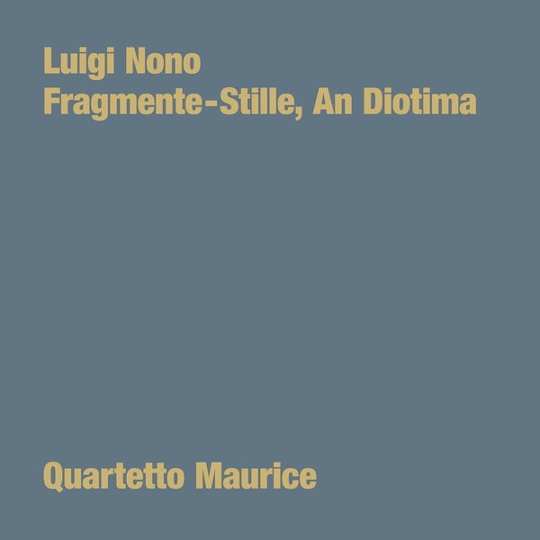 LUIGI NONO | Fragmente: Stille, An Diotima - Vinyl
