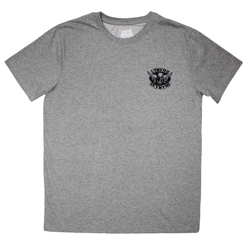 Lynyrd Skynyrd | Mini Biker Patch Logo Mono - Grey