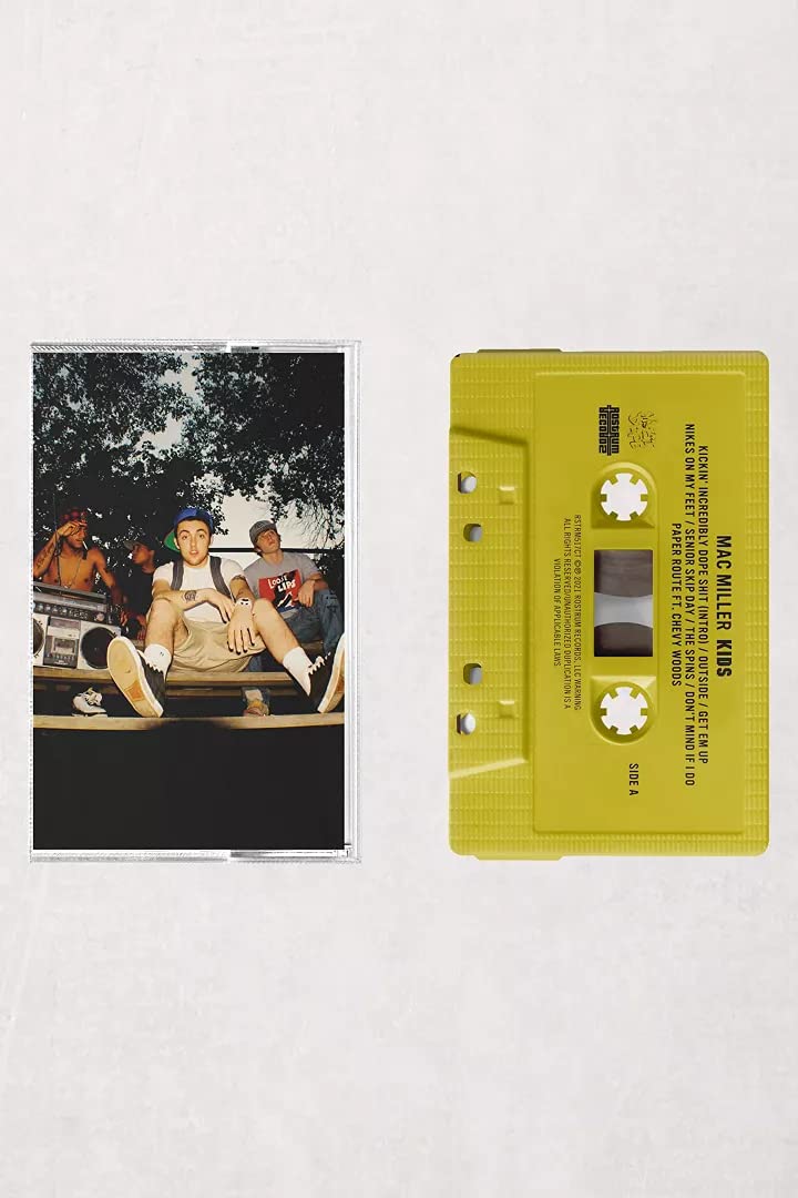 Mac Miller | Kids (Indie Exclusive, Limited Edition, Yellow Colored Tape) - Cassette