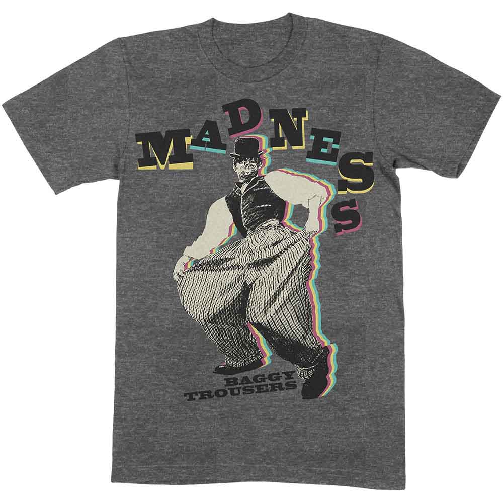 Madness | Baggy Trousers - T-Shirt Grey
