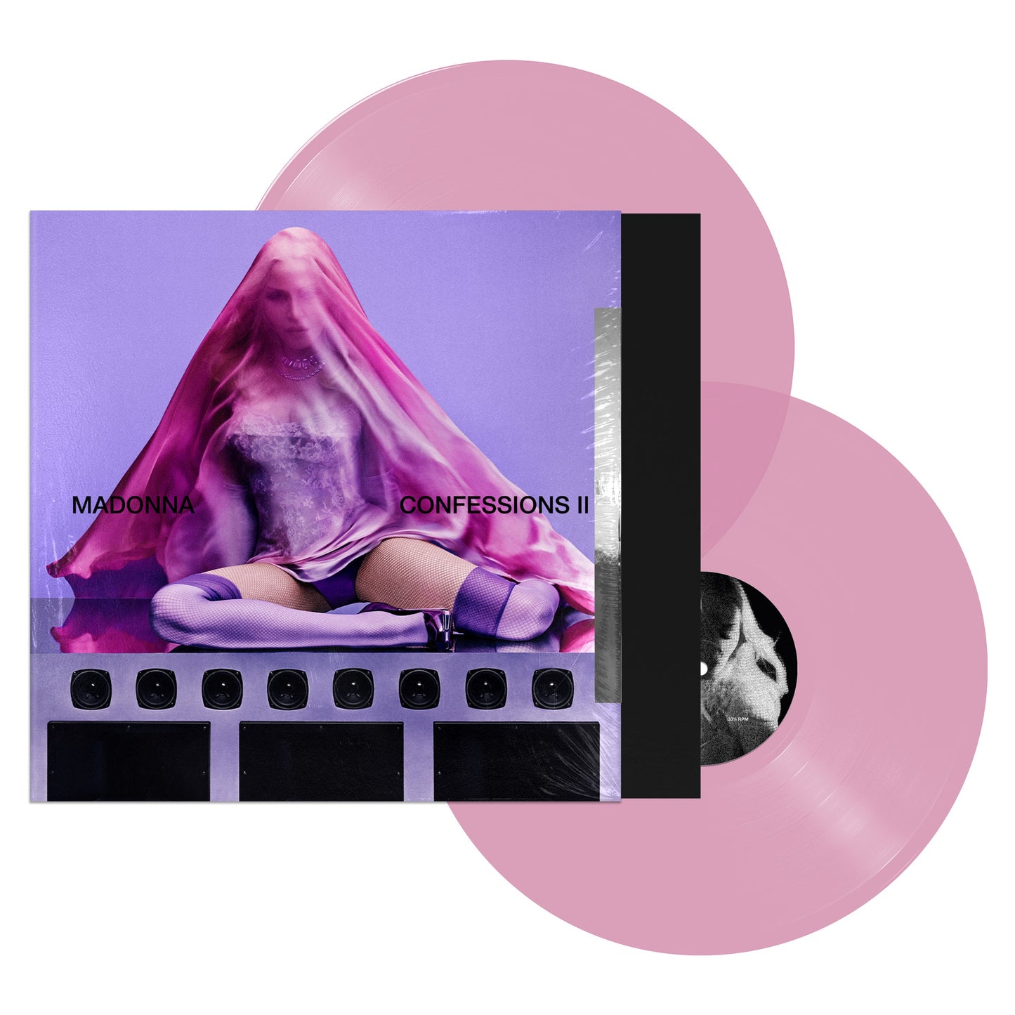 Madonna | Confessions II (Expanded Version) (Double Sided Poster) [Translucent Pink] [2LP] - Vinyl