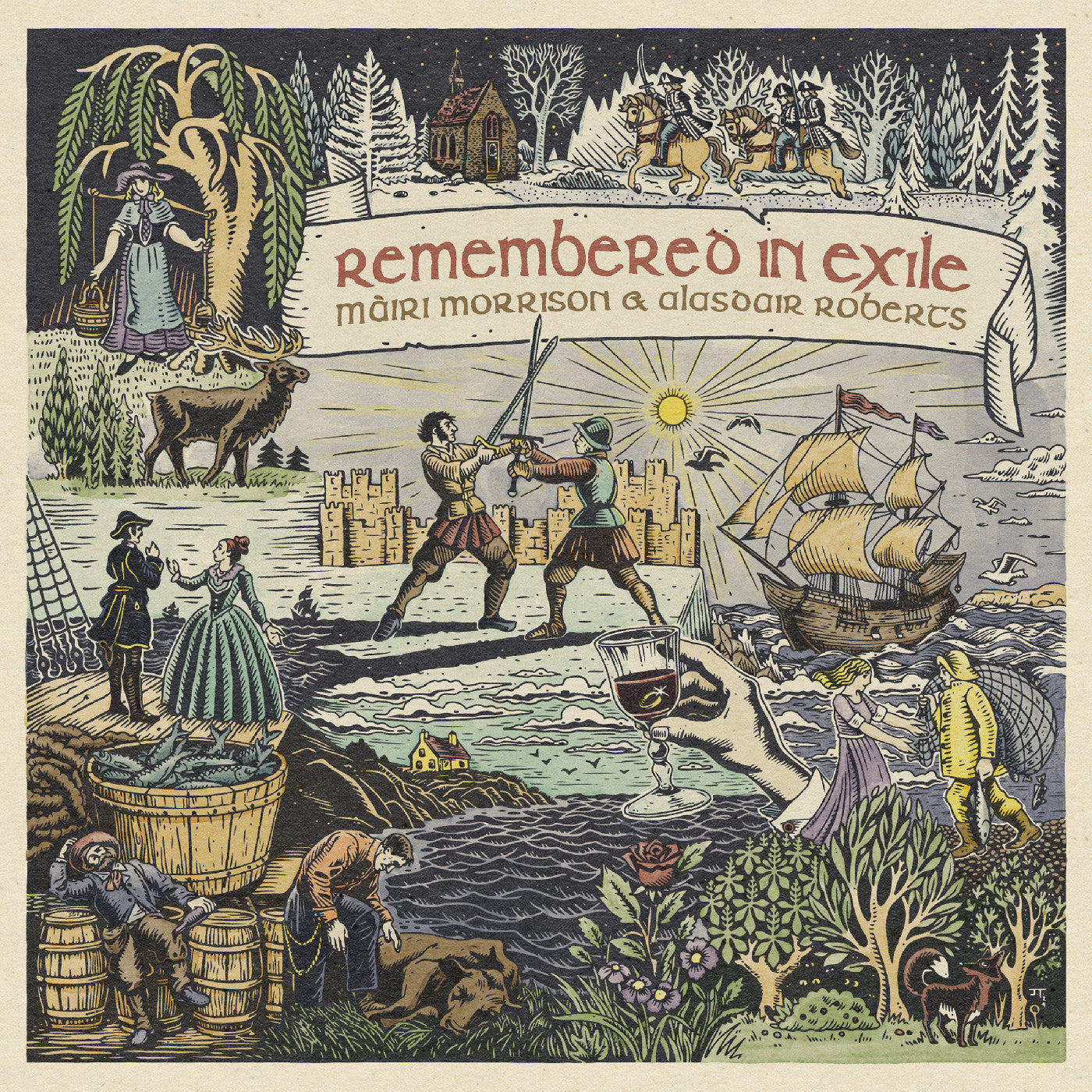 Mairi & Alasdair Roberts With Pete Johnston & Frie | Remembered In Exile: Songs And Ballads From Nova Scotia - CD