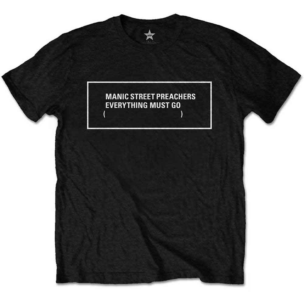 Manic Street Preachers | Everything Must Go Monochrome - T-Shirt Black