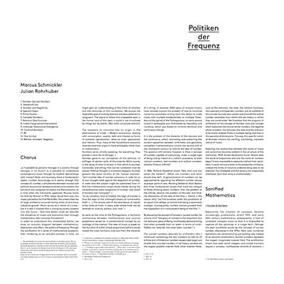 MARCUS SCHMICKLER & JULIAN ROHRHUBER | Politiken der Frequenz - Vinyl