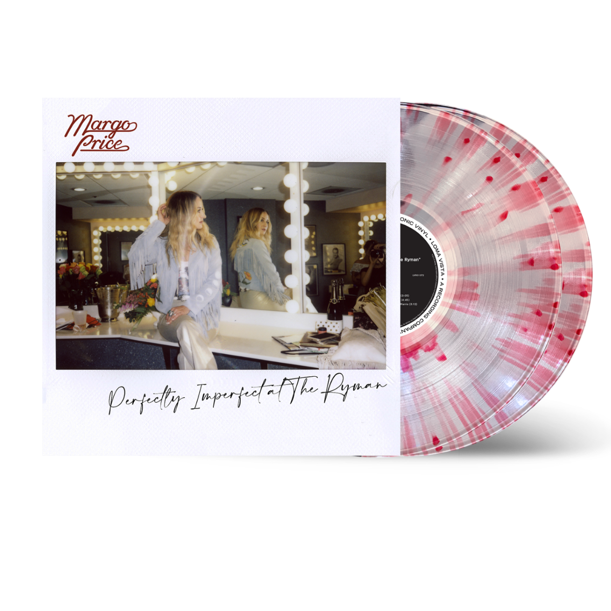 Margo Price | Perfectly Imperfect At The Ryman [Clear w/ Red Splatter 2 LP] - Vinyl