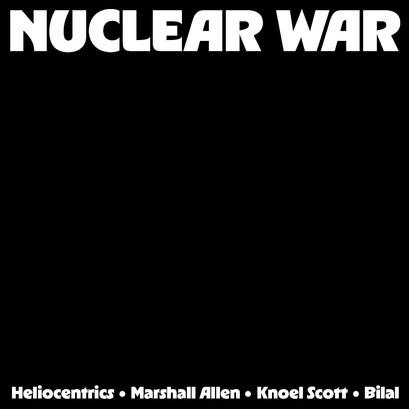 Marshall Allen And Knoel Scott Ft. Bilal Heliocent | Nuclear War (Indie Exclusive Yellow & Orange Vinyl) - Vinyl