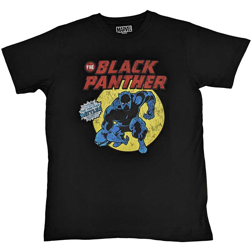 Marvel Comics | Black Panther Retro Comic - T-Shirt Black