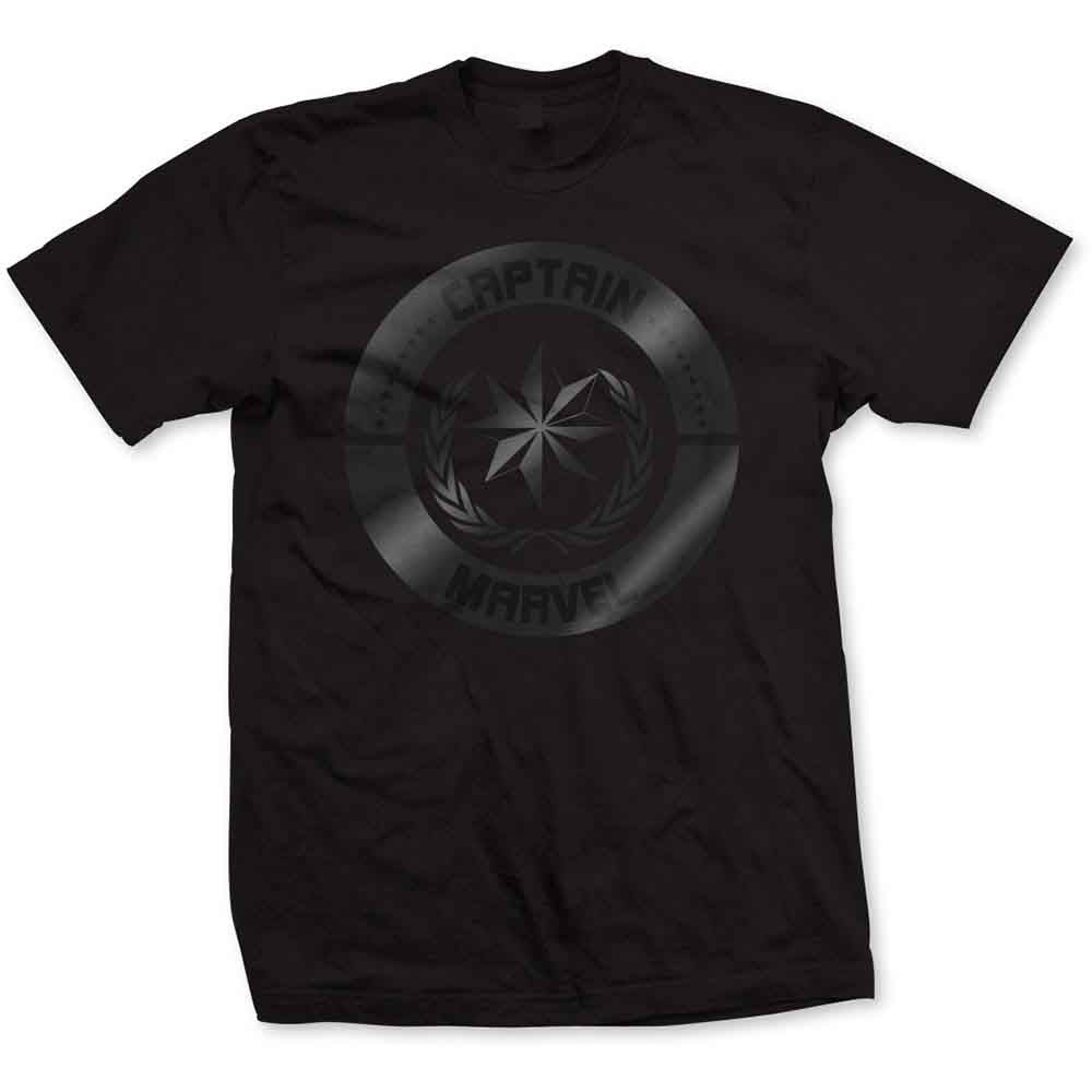 Marvel Comics | Captain Marvel Silver Circle - T-Shirt Black