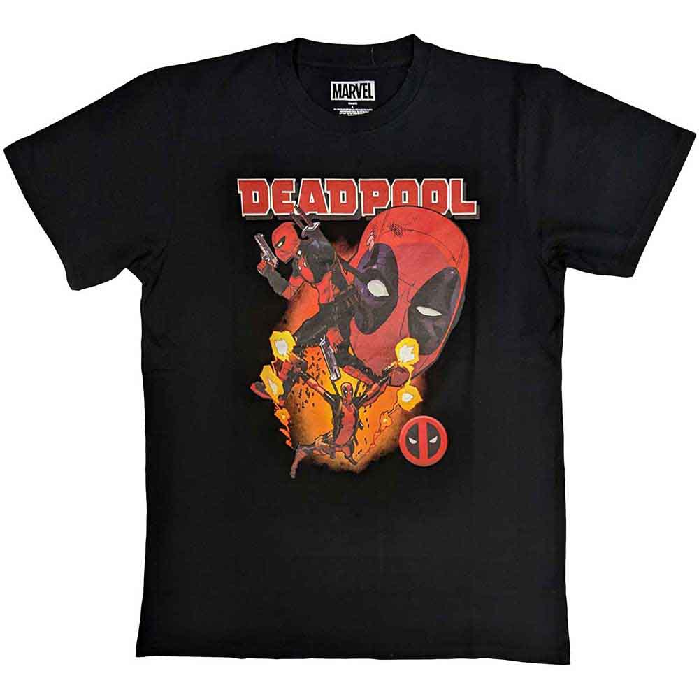 Marvel Comics | Deadpool Collage 2 - T-Shirt Black