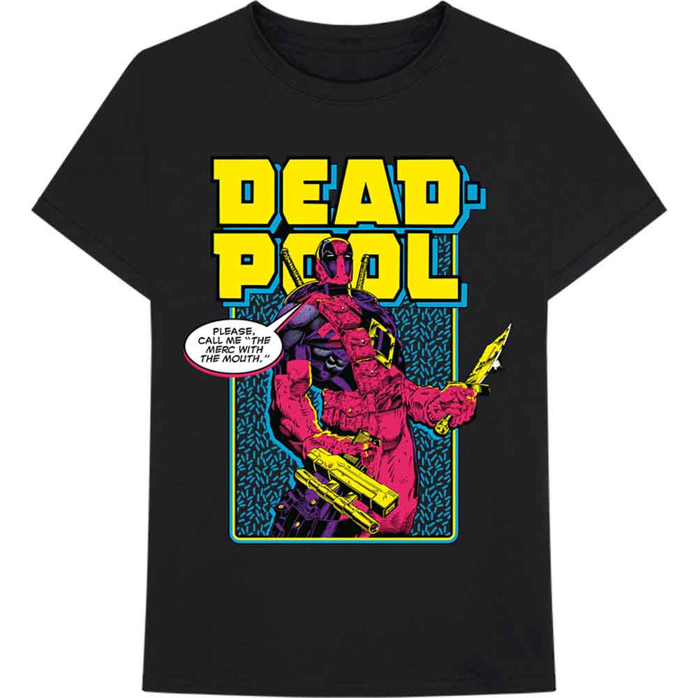 Marvel Comics | Deadpool Comic Merc - T-Shirt Black