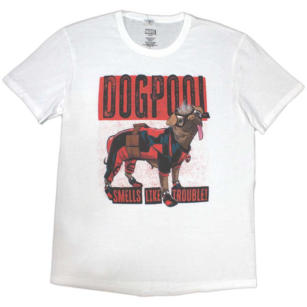 Marvel Comics | Deadpool Dogpool Smells Like Trouble - White