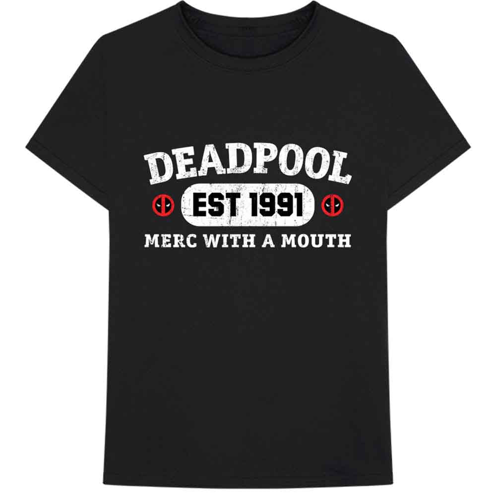Marvel Comics | Deadpool Merc With A Mouth - T-Shirt Black