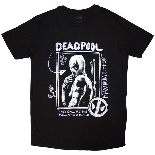 Marvel Comics | Deadpool Merc With A Mouth Max Effort - Black