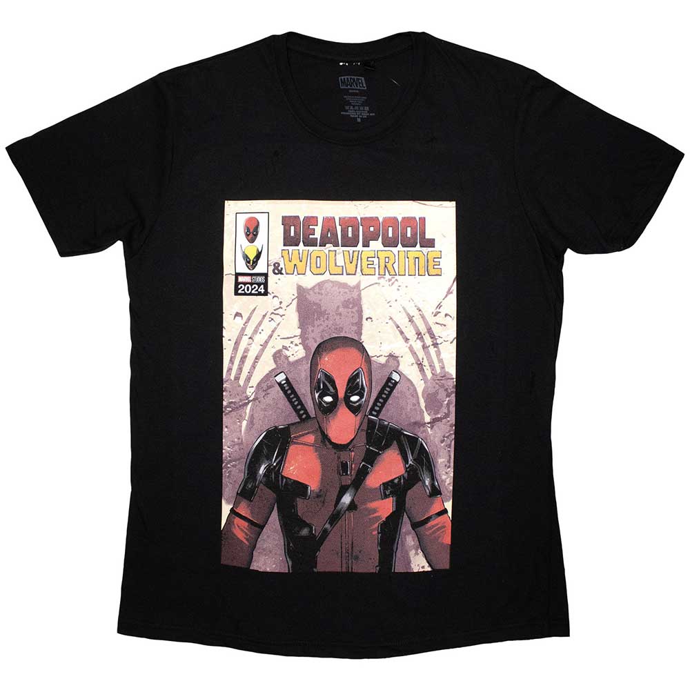 Marvel Comics | Deadpool & Wolverine Comic Cover - Black