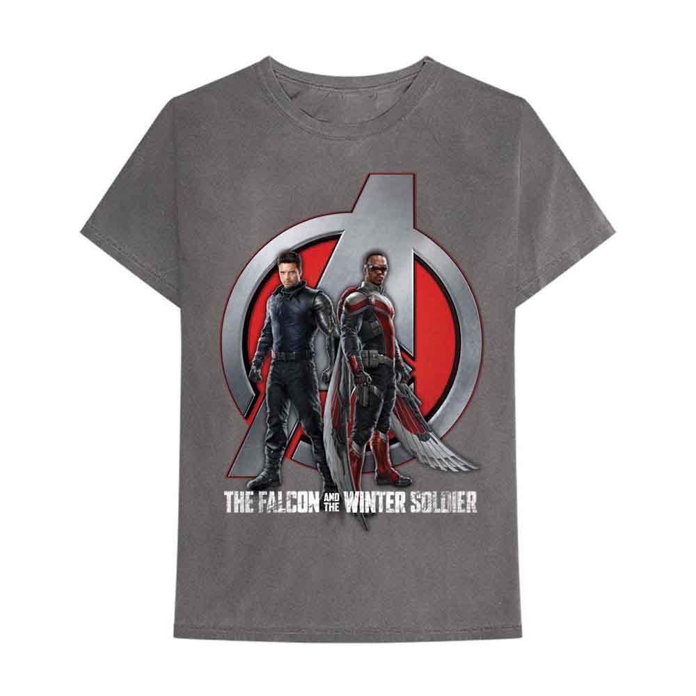 Marvel Comics | Falcon & Winter Soldier A Logo - Grey