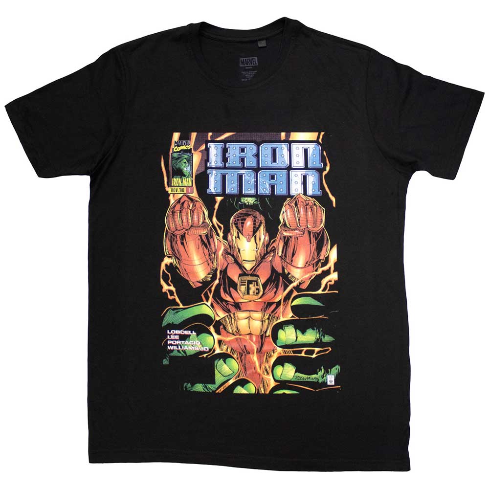 Marvel Comics | Iron Man Fist Comic Cover - Black