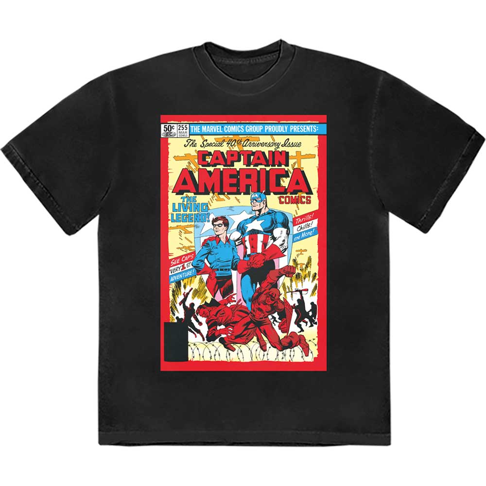 Marvel Comics | Living Legend Comic Cover - T-Shirt Black