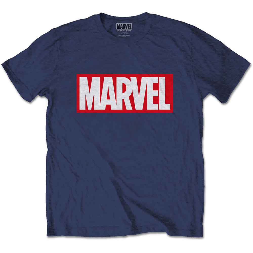 Marvel Comics | Marvel Box Logo - T-Shirt Blue