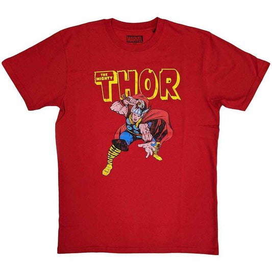 Marvel Comics | Thor Hammer Distressed - T-Shirt Red