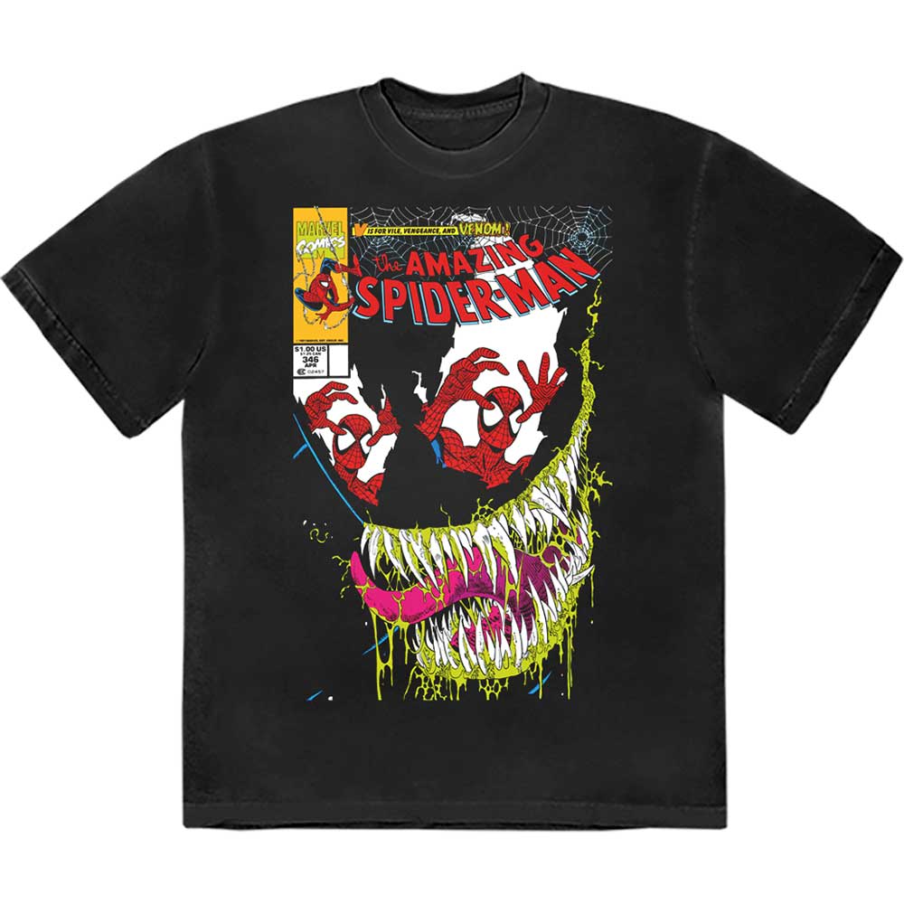 Marvel Comics | V Is For... Comic Cover - T-Shirt Black