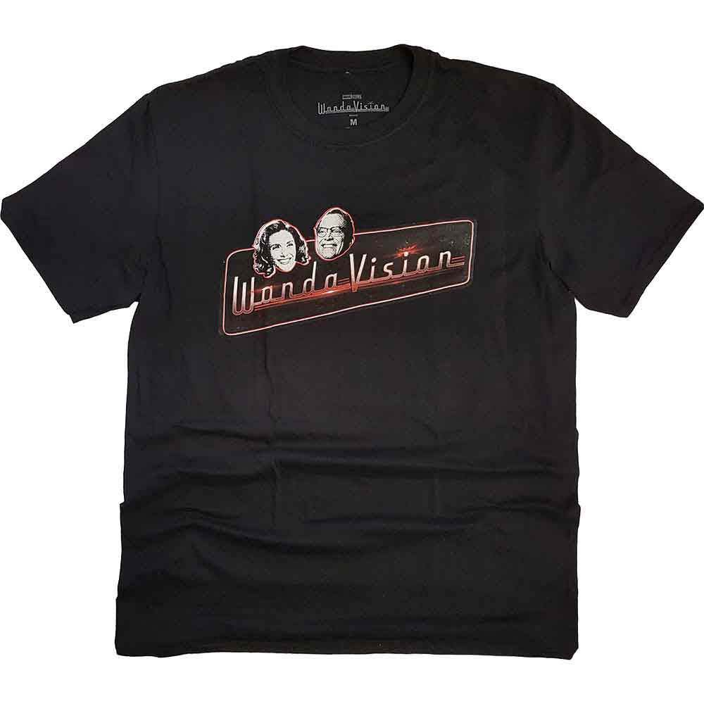 Marvel Comics | WandaVision Red Logo - T-Shirt Black