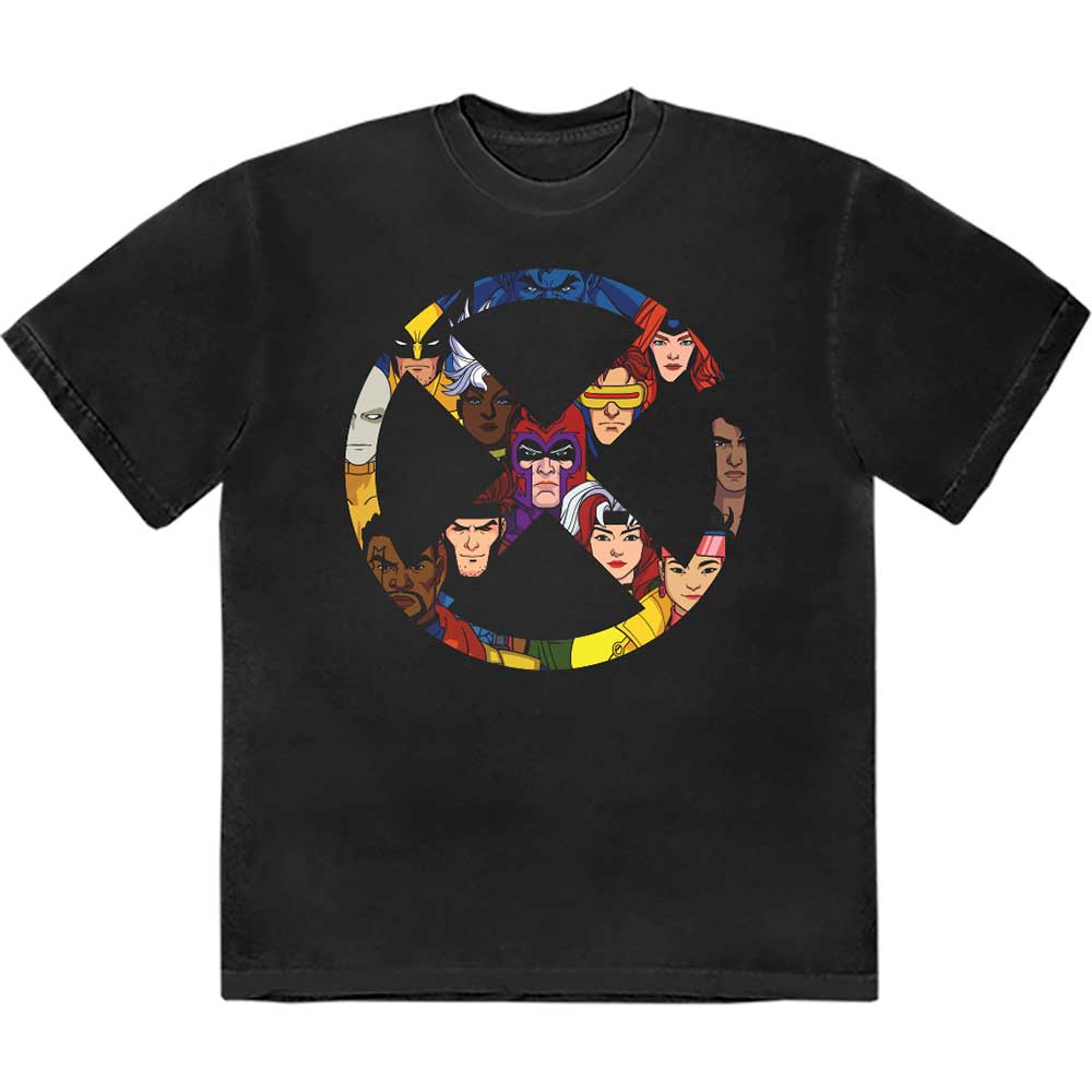 Marvel Comics | X-Men '97 X Badge - T-Shirt Black
