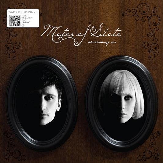Mates of State | Re-Arrange Us (Blue Vinyl) - Vinyl