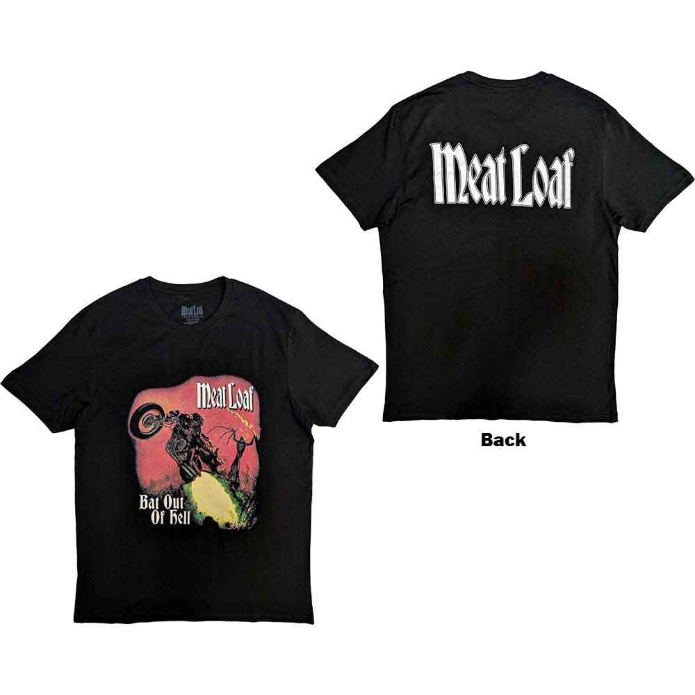 Meat Loaf | Bat Out Of Hell Cover - T-Shirt Black