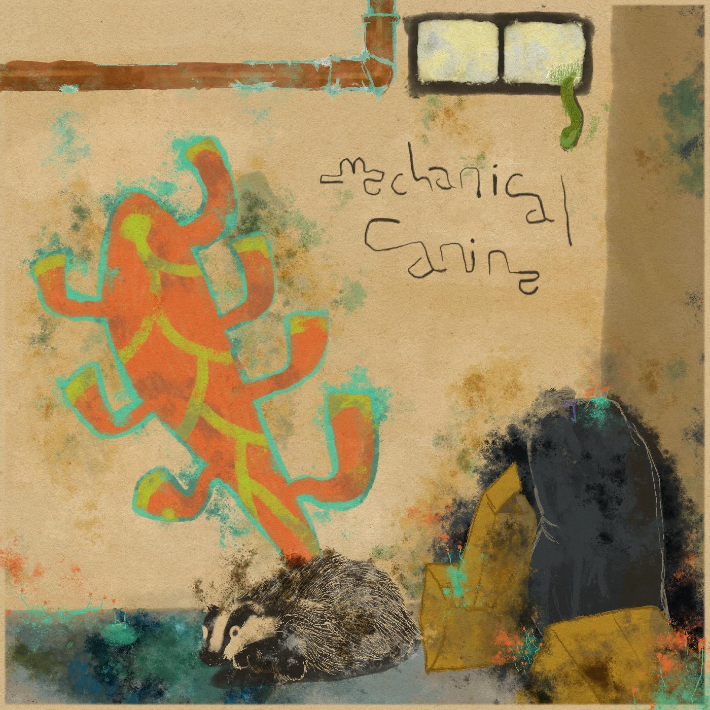 Mechanical Canine | Walls Covered in Mildew - Vinyl