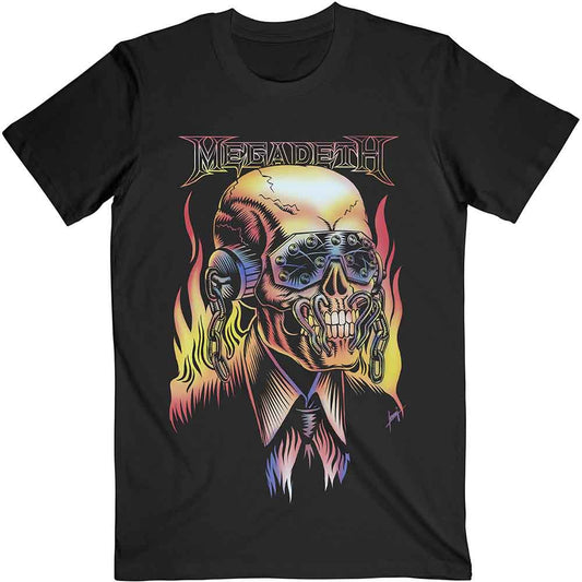 Megadeth | Flaming Vic - T-Shirt Black
