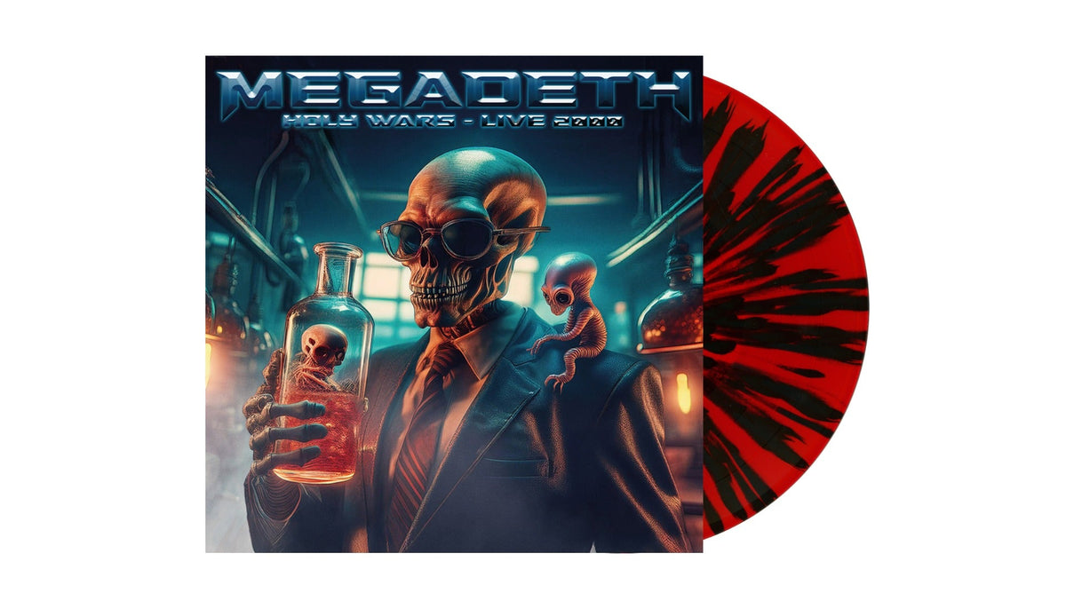 Megadeth | Holy Wars - Live 2000 (Red W/ Black Splatter Vinyl) - Vinyl