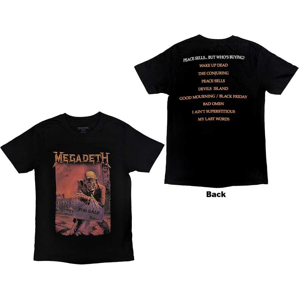 Megadeth | Peace Sells Album Cover - T-Shirt Black