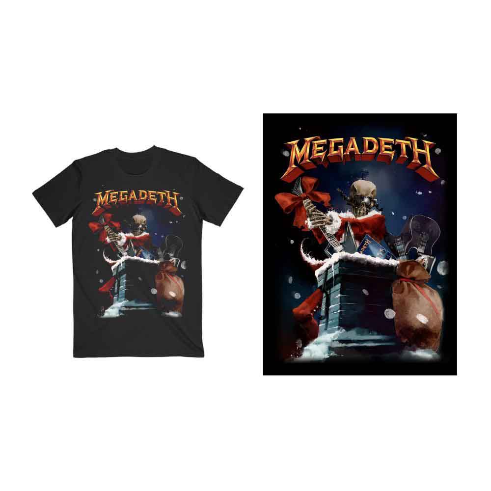 Megadeth | Santa Vic Chimney - Black