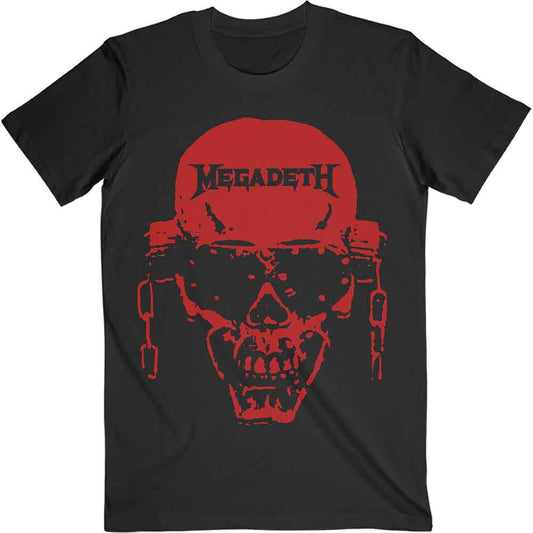 Megadeth | Vic Hi-Contrast Red - T-Shirt Black