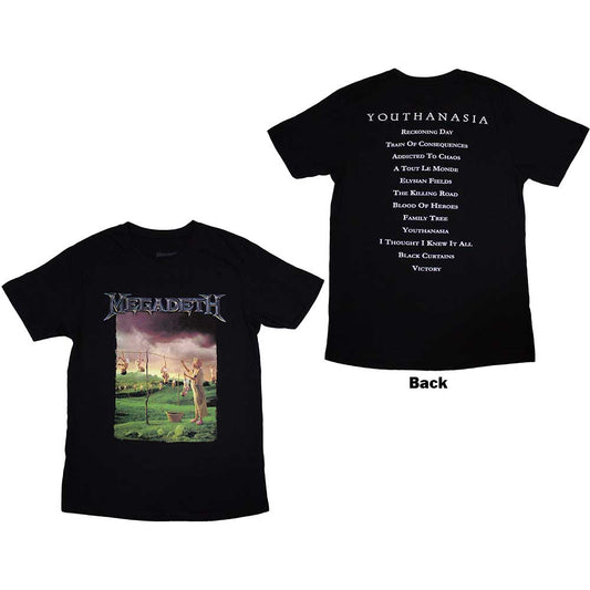 Megadeth | Youthanasia Tracklist - Black