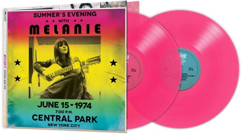 Melanie | Central Park 1974 (Colored Vinyl, Pink, Poster) (2 Lp's) - Vinyl