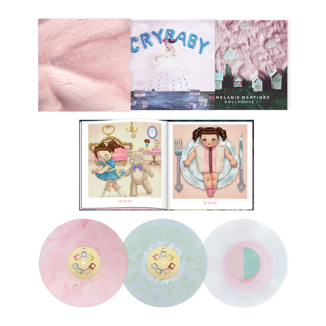 Melanie Martinez | Cry Baby: 10th Anniversary Edition (Clear Vinyl, Coke Bottle Green, Pink, Special Edition) (3 Lp's) - Vinyl