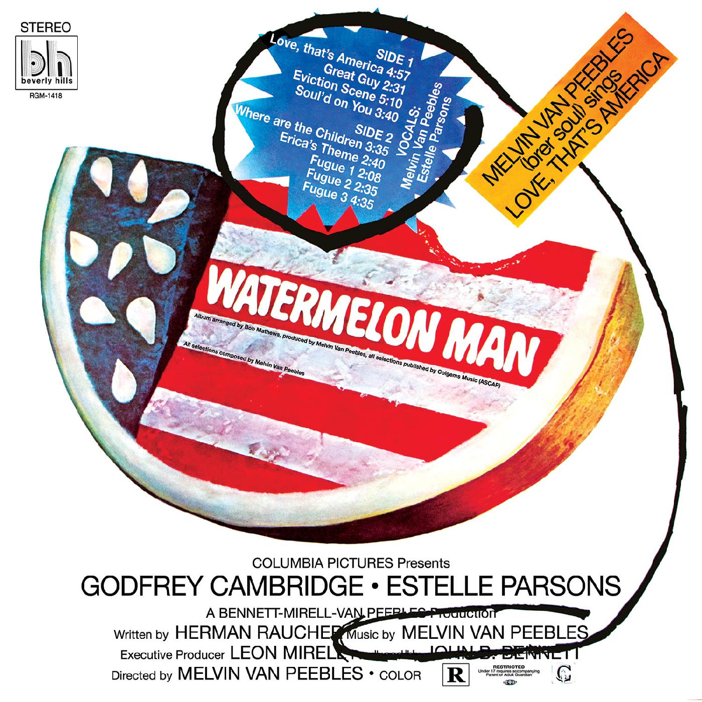 Melvin Van Peebles | Watermelon Man (GREEN "WATERMELON SKIN" VINYL) - Vinyl
