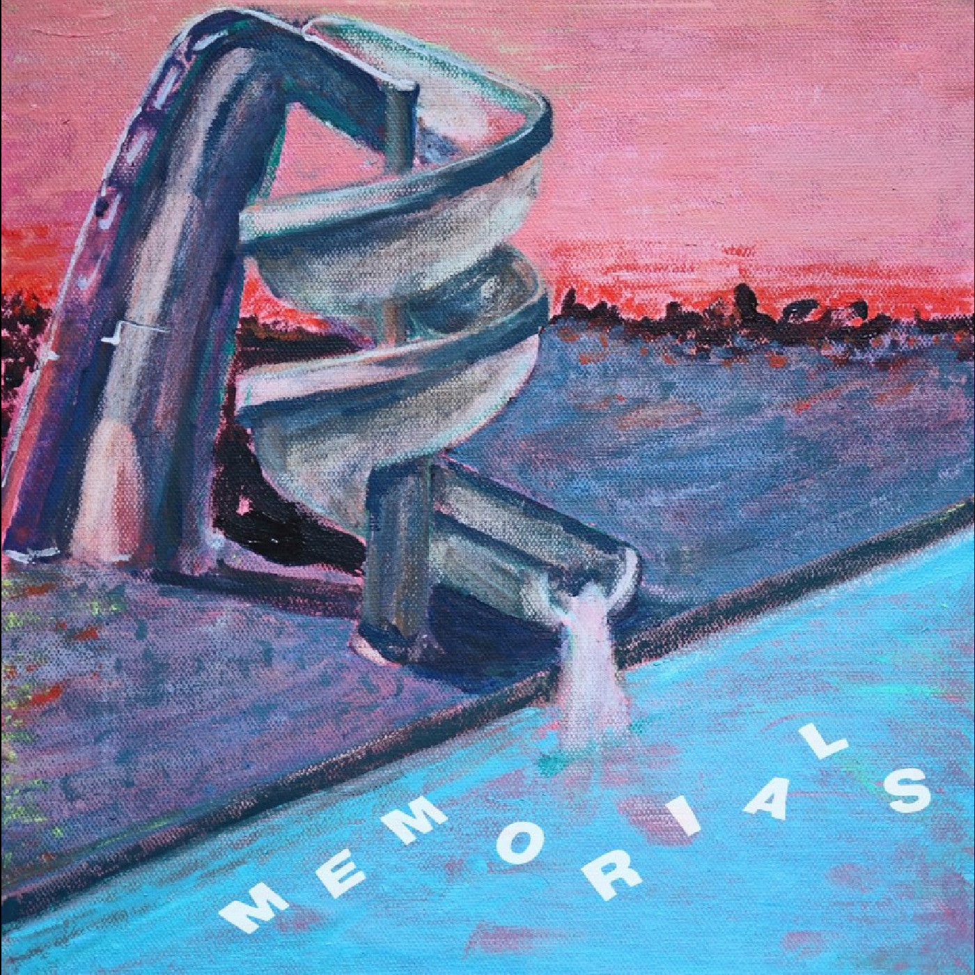 Memorials | Memorial Waterslides (Blue Vinyl) - Vinyl