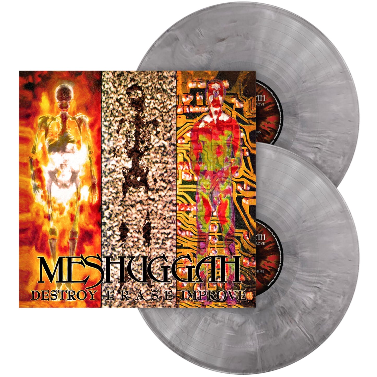 Meshuggah | Destroy Erase Improve: 30Th Anniversary Edition (2026 Remastered) [Gray, Black White Marble Vinyl] - Vinyl